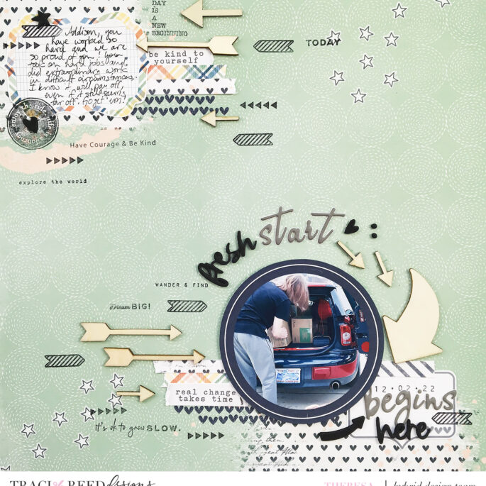 Traci Reed Creative Team | January 2023 Theme Starting Fresh With Time To Thrive Digital Kit