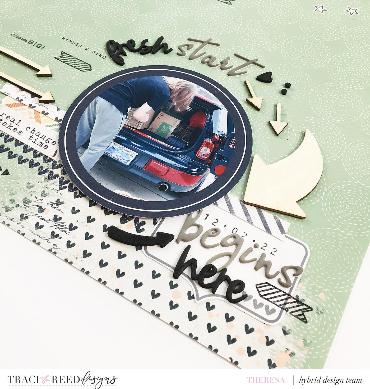 Traci Reed Creative Team | January 2023 Theme Starting Fresh With Time To Thrive Digital Kit