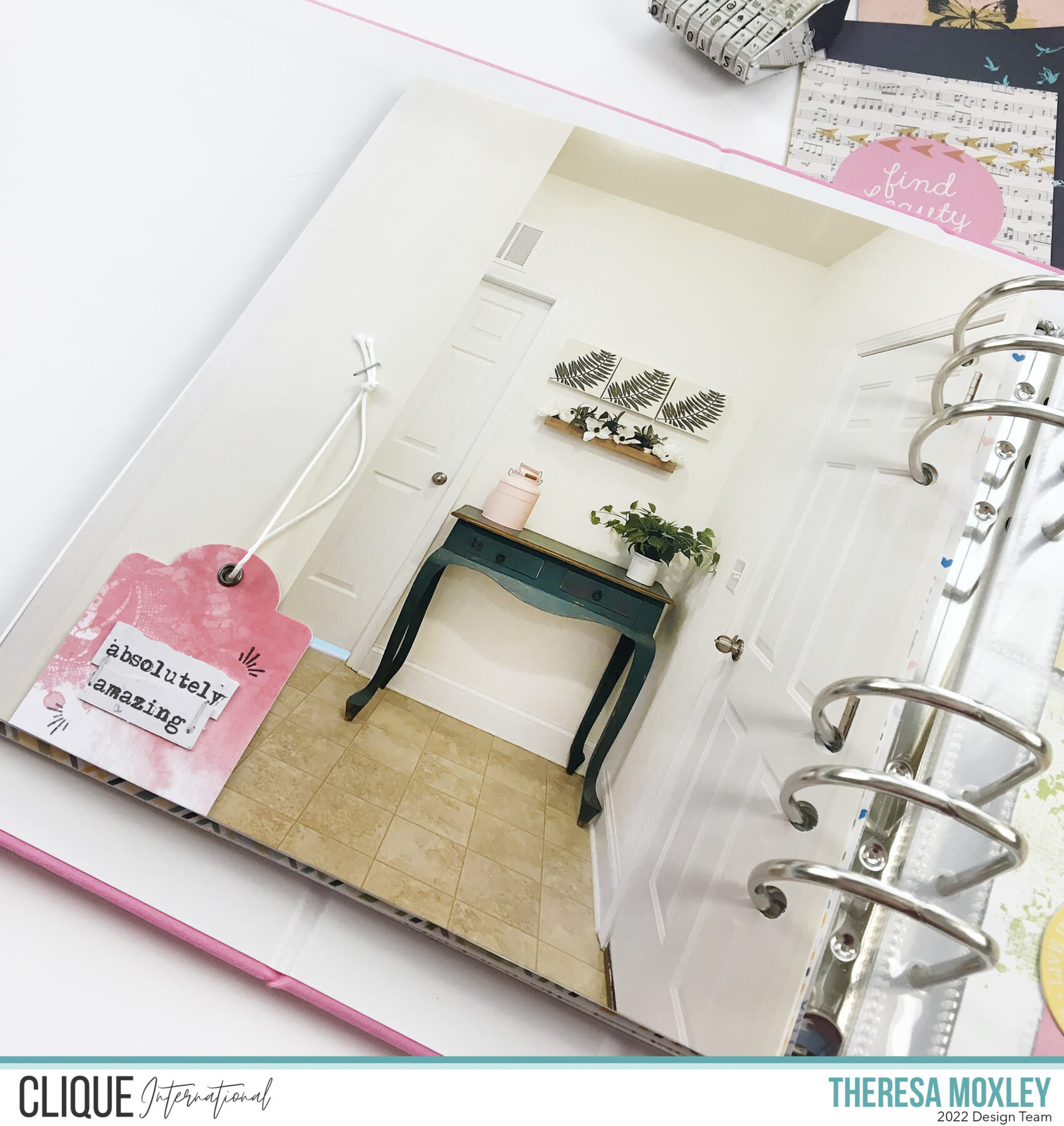 Clique Kits Creative Team | Pocket Page With Clique Chromatics Rainbow Sherbet Kit