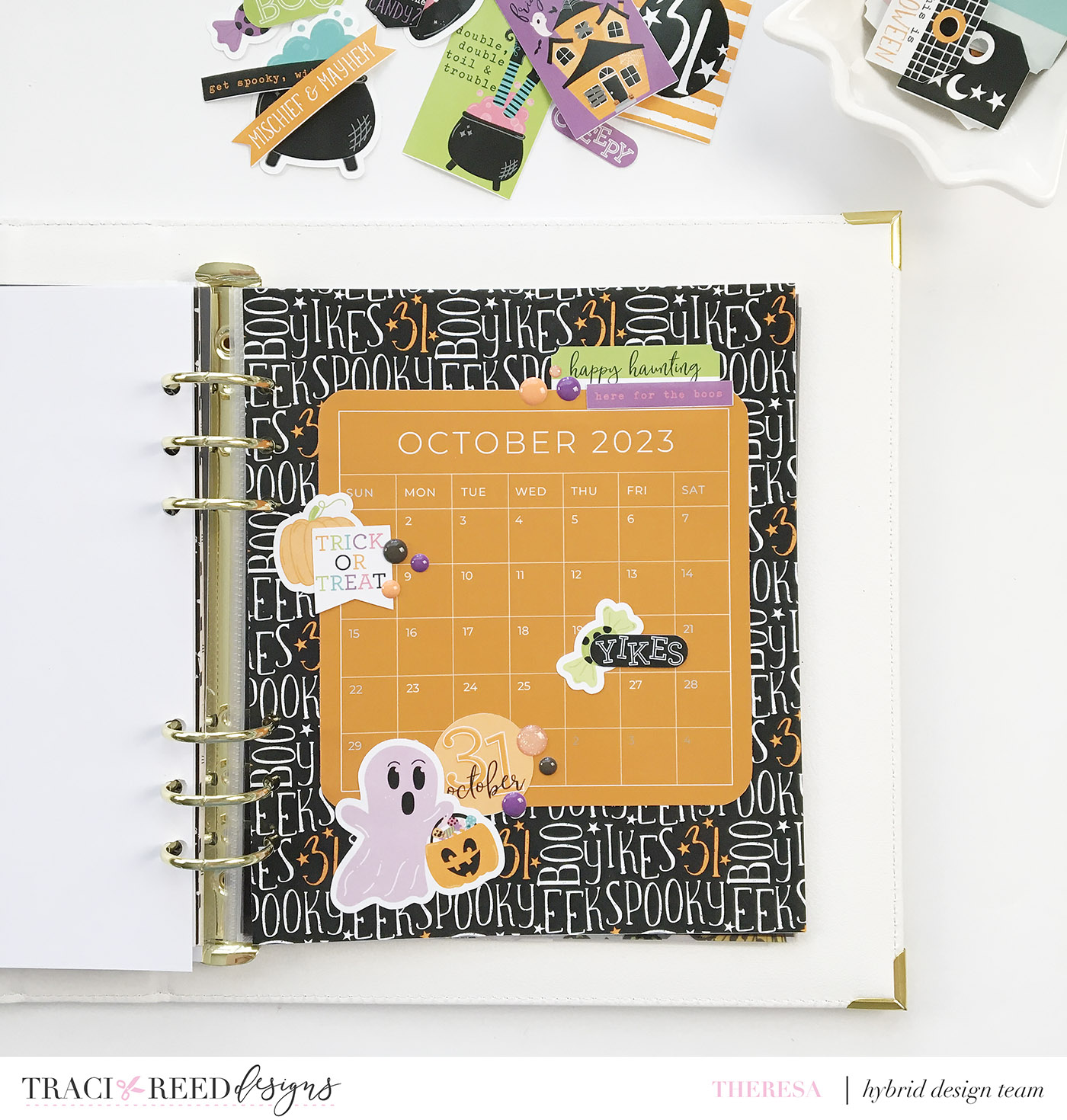 Theresa Moxley October Daily 2023 Foundation Pages and Introduction Pages